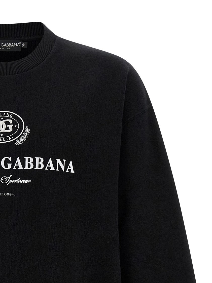 Dolce & Gabbana Cotton Crew Neck Sweatshirt
