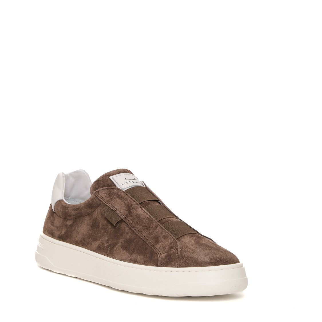 Voile Blanche Soft Suede Slip-On Sneakers