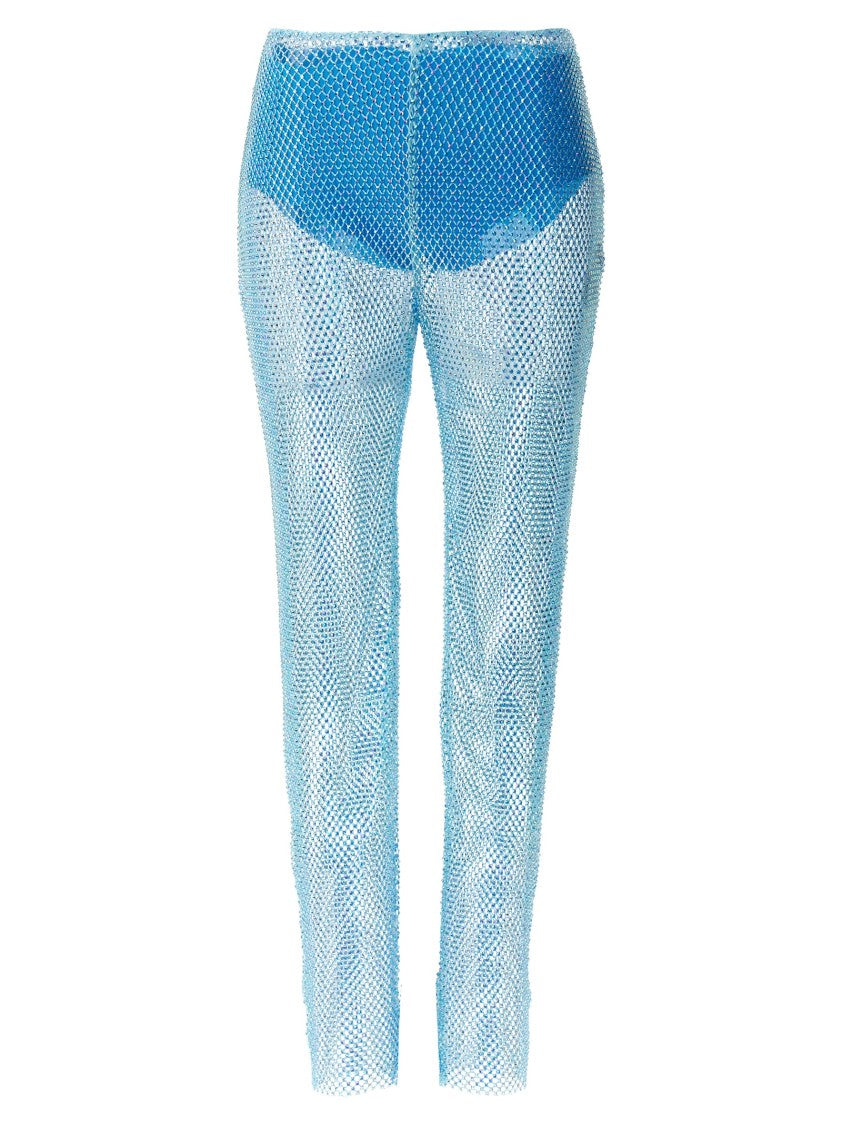 Giuseppe Di Morabito Sequin Mesh Pants With Removable Culottes