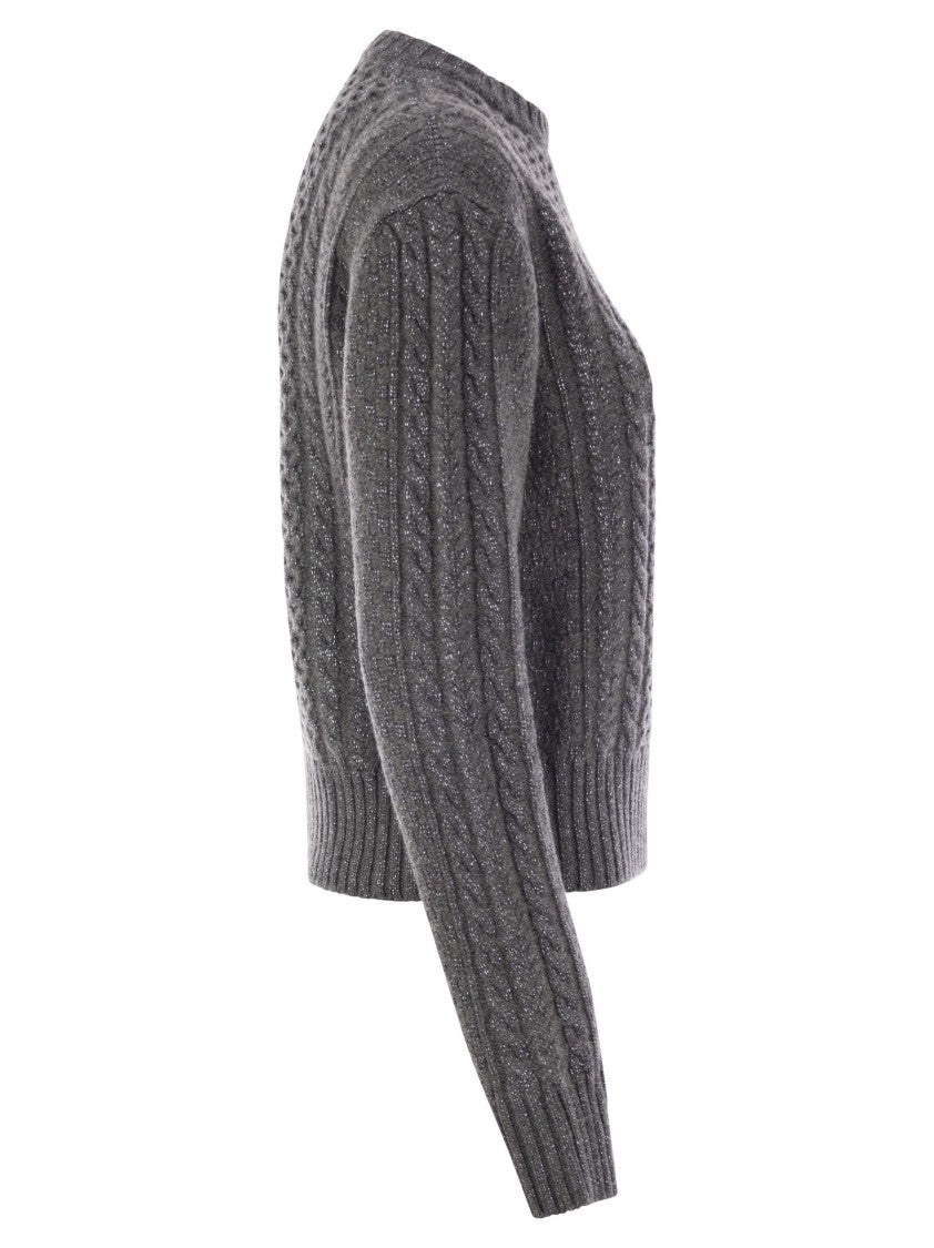Fabiana Filippi Platinum Fisherman Jersey With Lurex