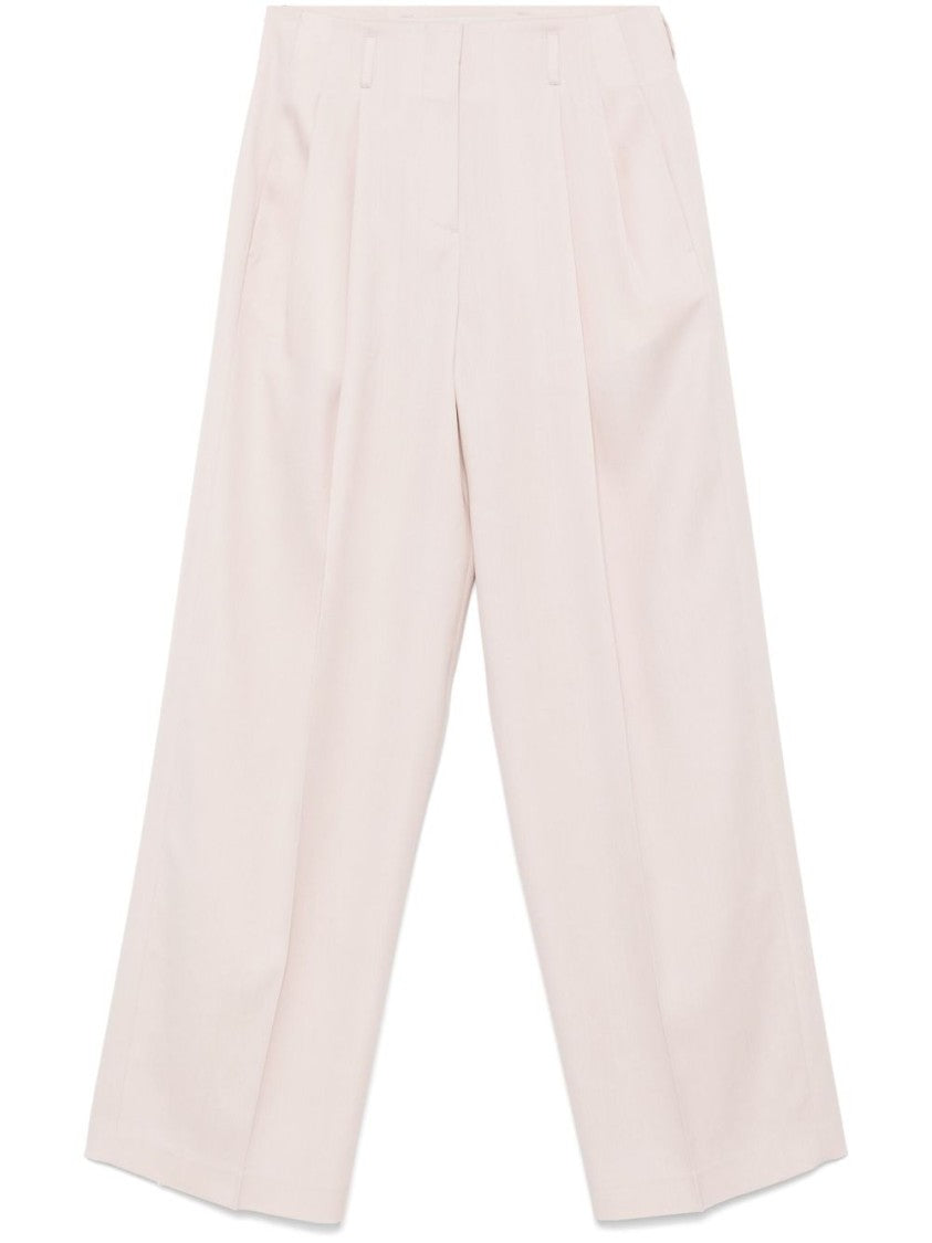 Golden Goose Wide-Leg Trousers With Concealed Fastening And Flap Pockets