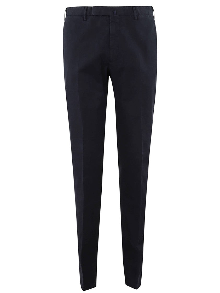 Incotex Stretch Cotton Gabardine Trousers With Tailored Fit