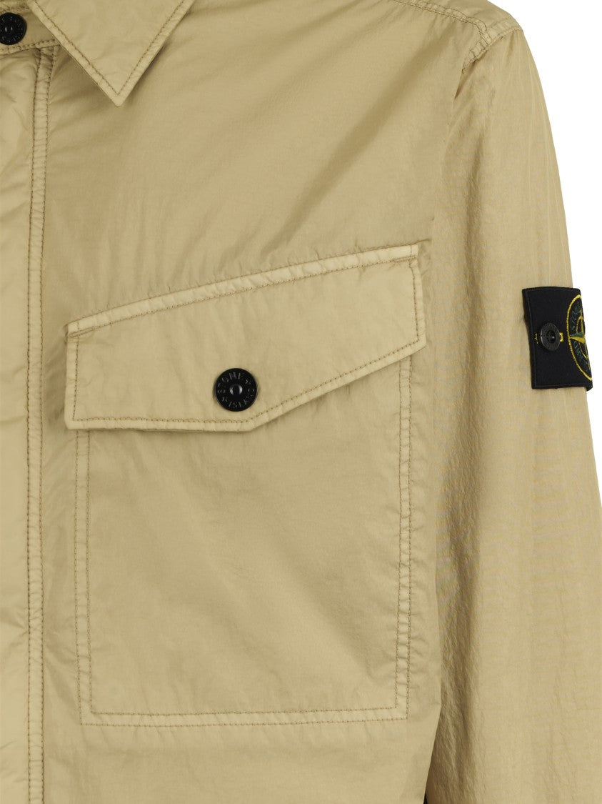 Stone Island Structured Front Button Jacket