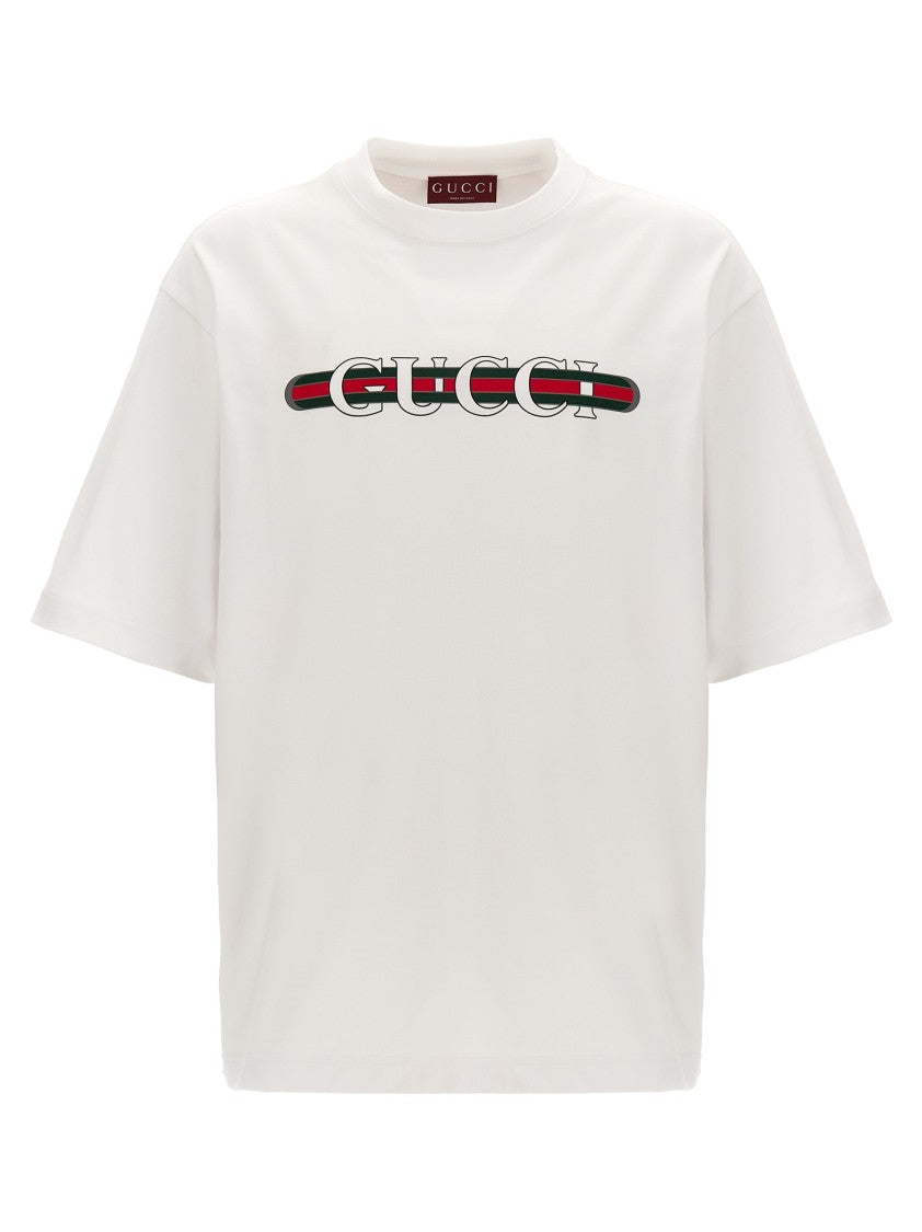 Gucci Cotton Crew Neck T-Shirt