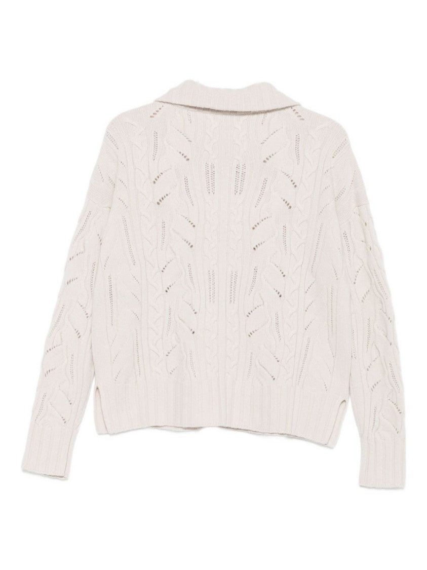 Dexterior Soft Knit Sweater With Cable
