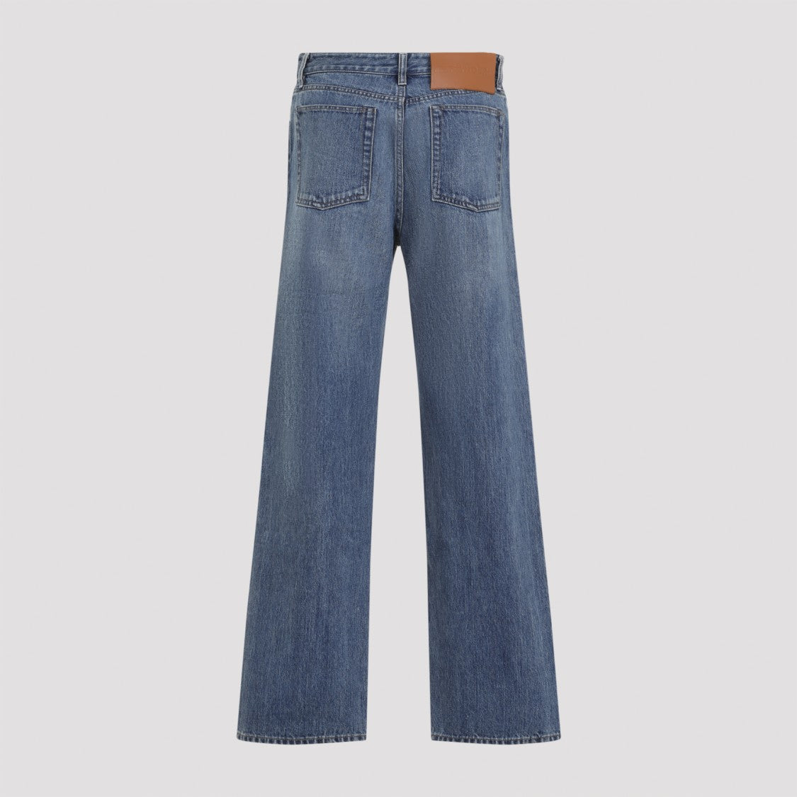 Jil Sander Canard Blue Cotton Trouser 18 Denim Jeans
