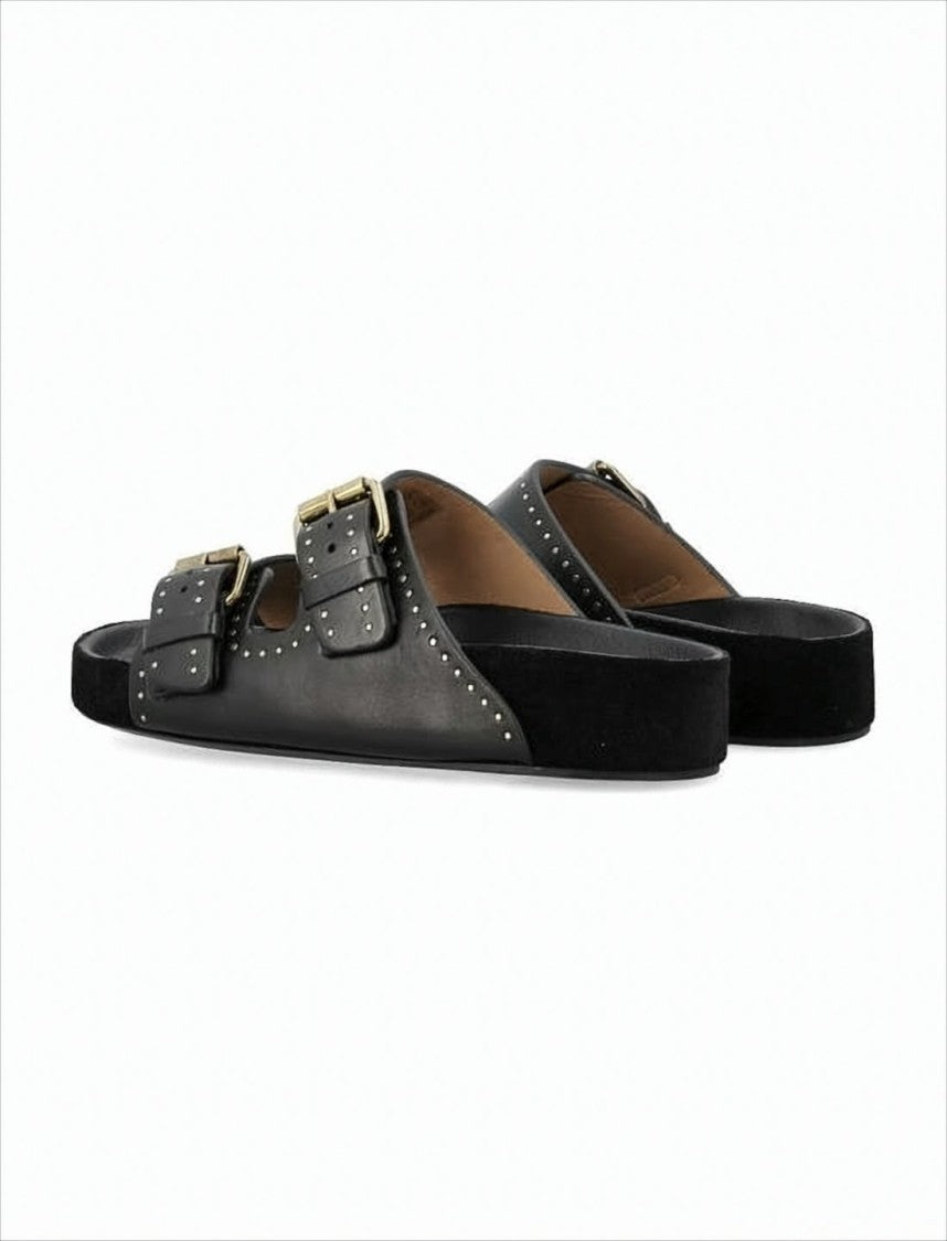 Isabel Marant Slip-On Mules With Dual Buckled Straps