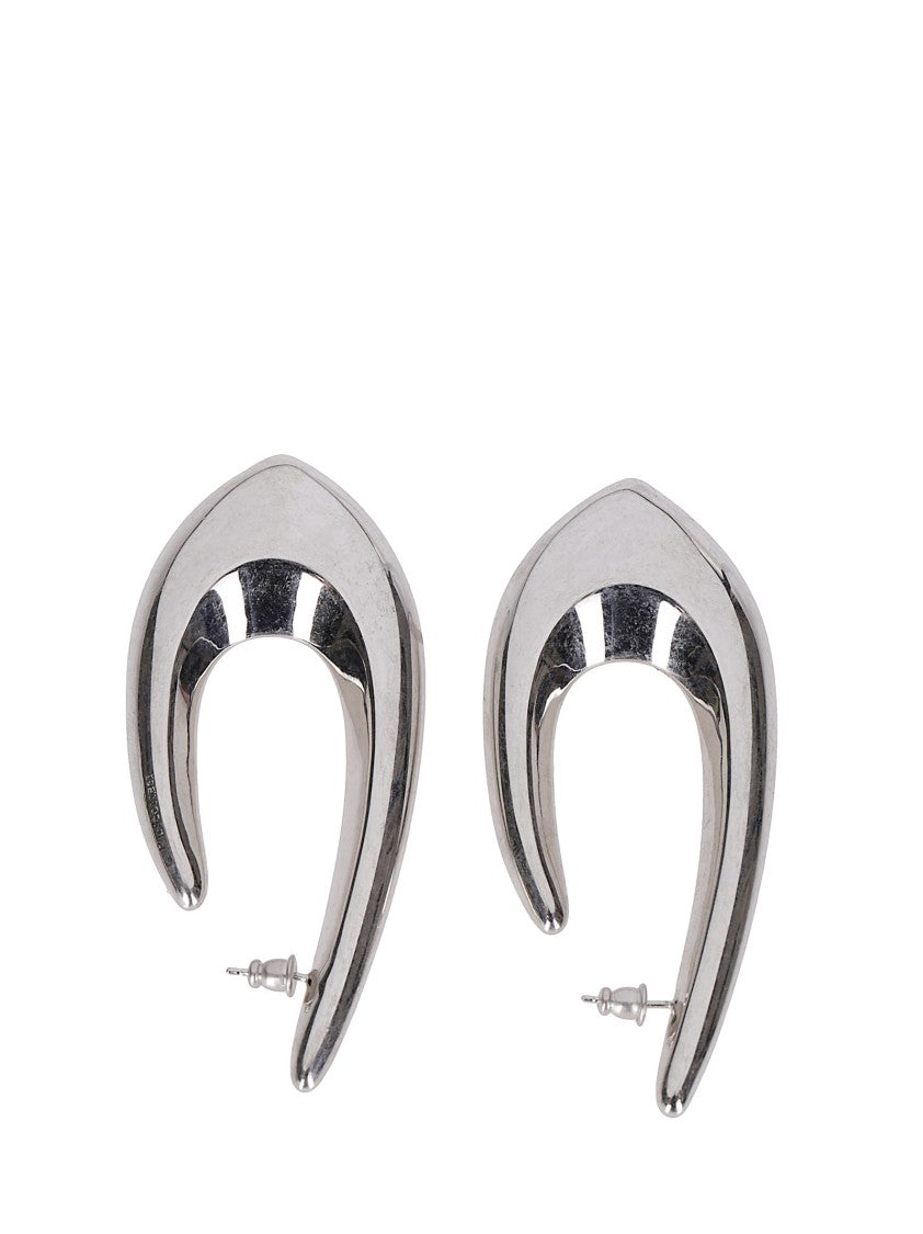Panconesi Sculptural Brass Drop Earrings