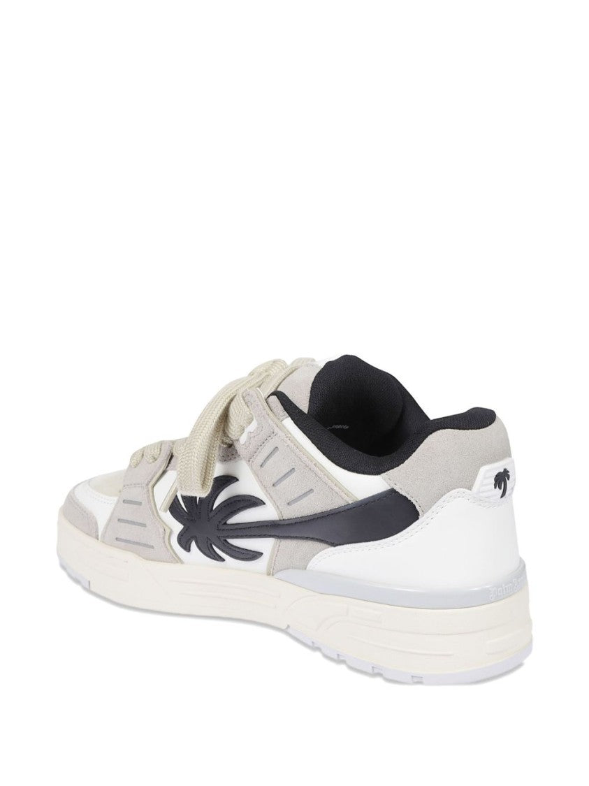 Palm Angels Low-Top Sneakers With Suede Panels