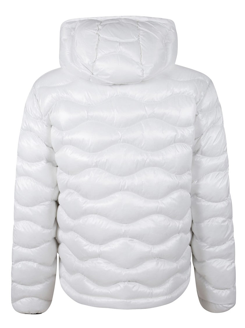 Blauer Quilted White Puffer Jacket With Hood