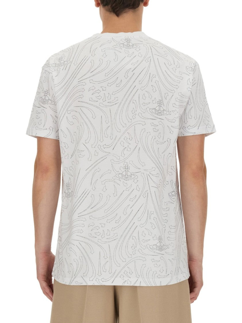 Vivienne Westwood T-Shirt With Distinctive Sun Logo Design