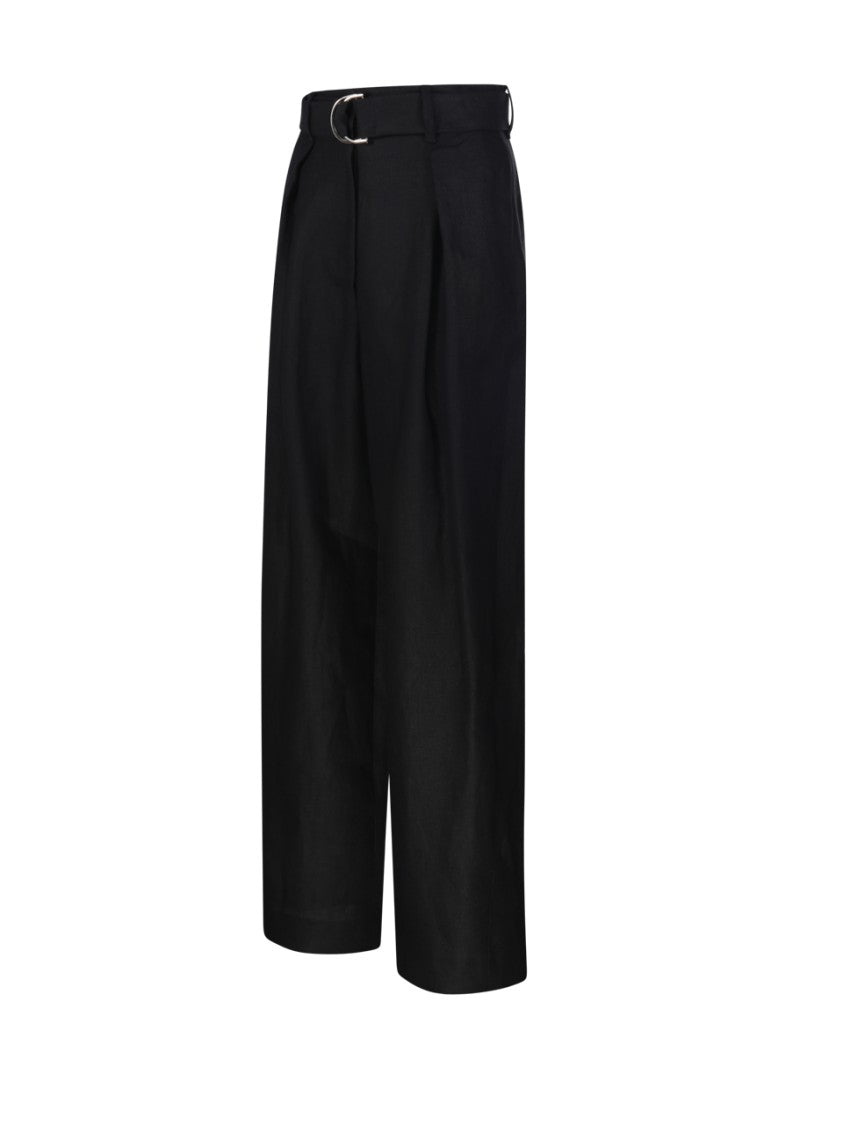 Max Mara Jane Wide Leg Belted Pants