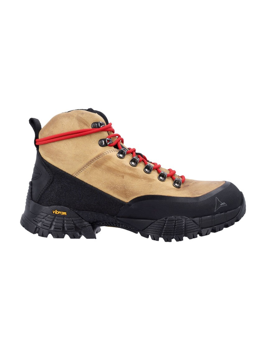 Roa Andreas Mid-Top Tan Suede Boots