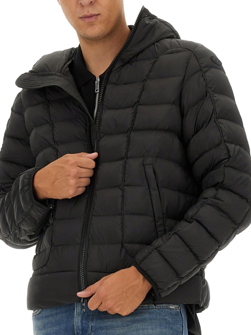 Diesel Quilted Black Puffer Jacket