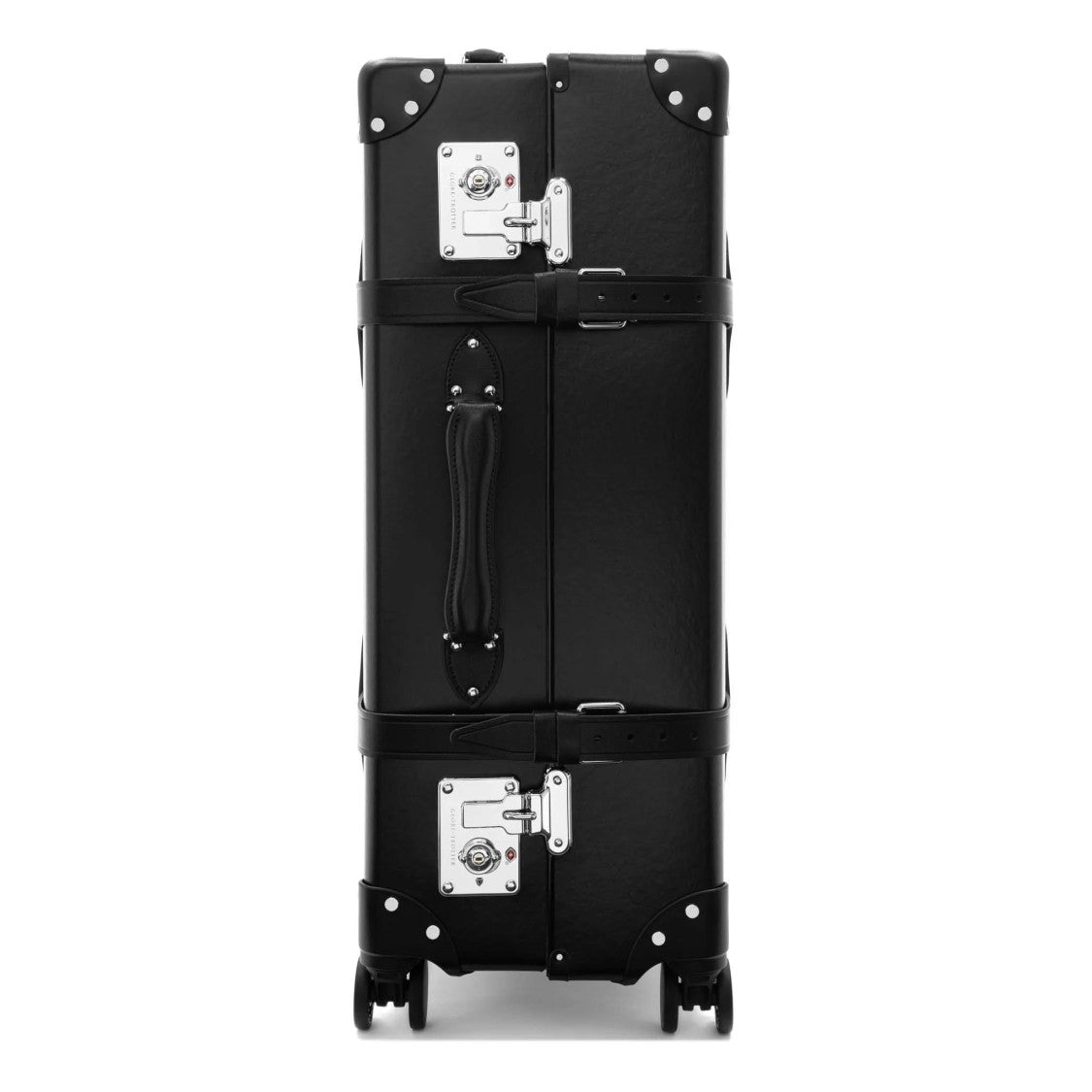 Globe Trotter Centenary Large Check-In Suitcase With Leather Accents