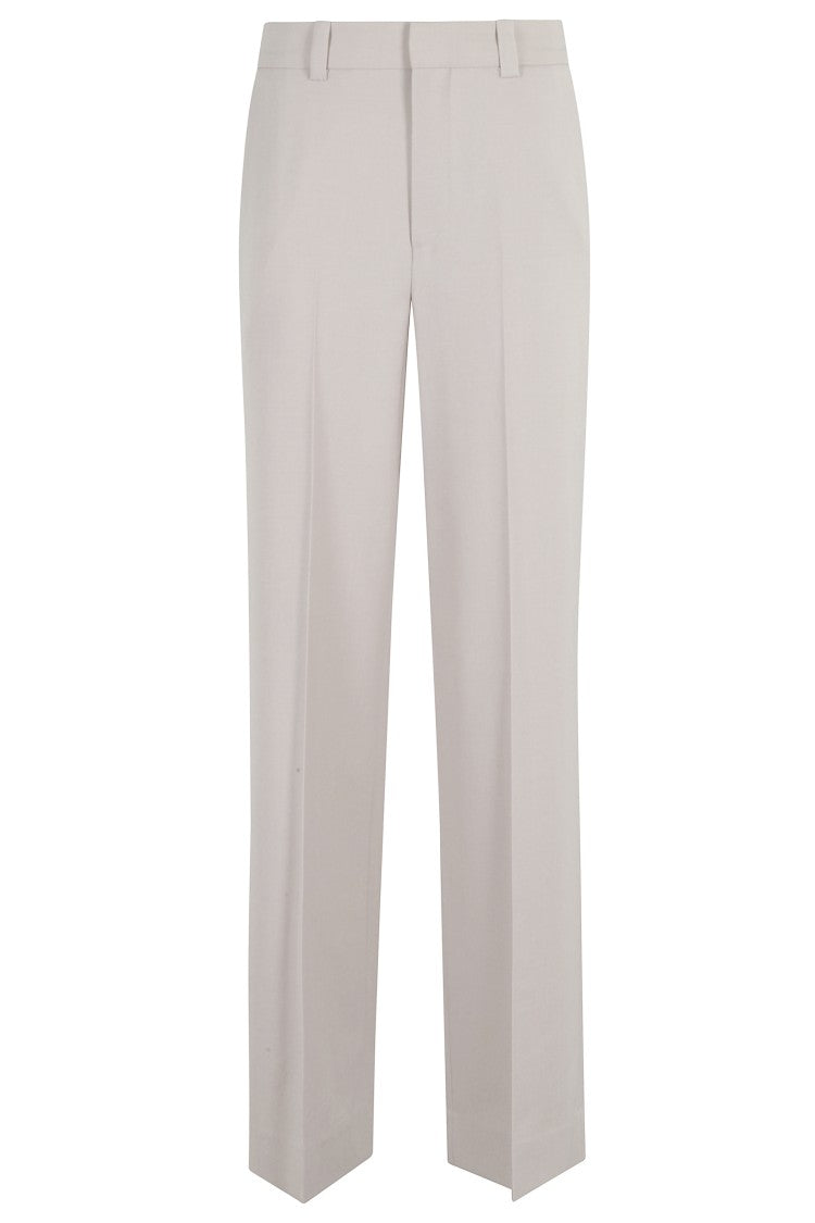 Victoria Beckham Pumice Classic Straight Leg Trousers