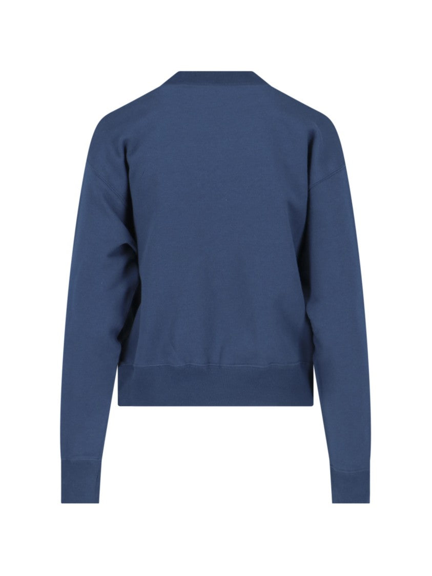 Chloé "Paris" Crewneck Sweatshirt – Navy