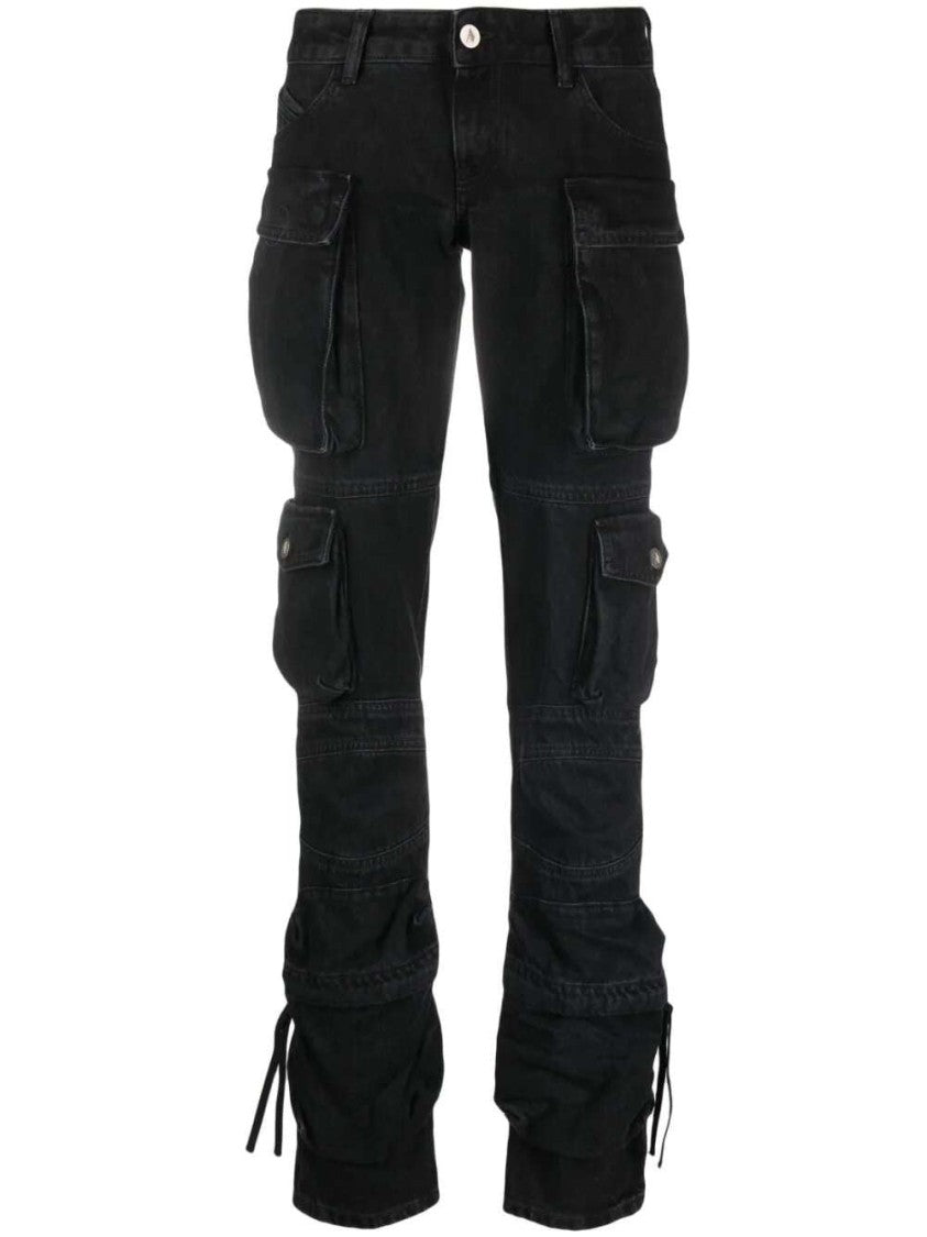 The Attico Essie Cargo Denim Jeans