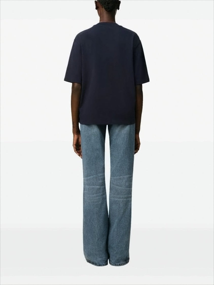Ami Relaxed Fit Short-Sleeve T-Shirt With Raised Logo Detail