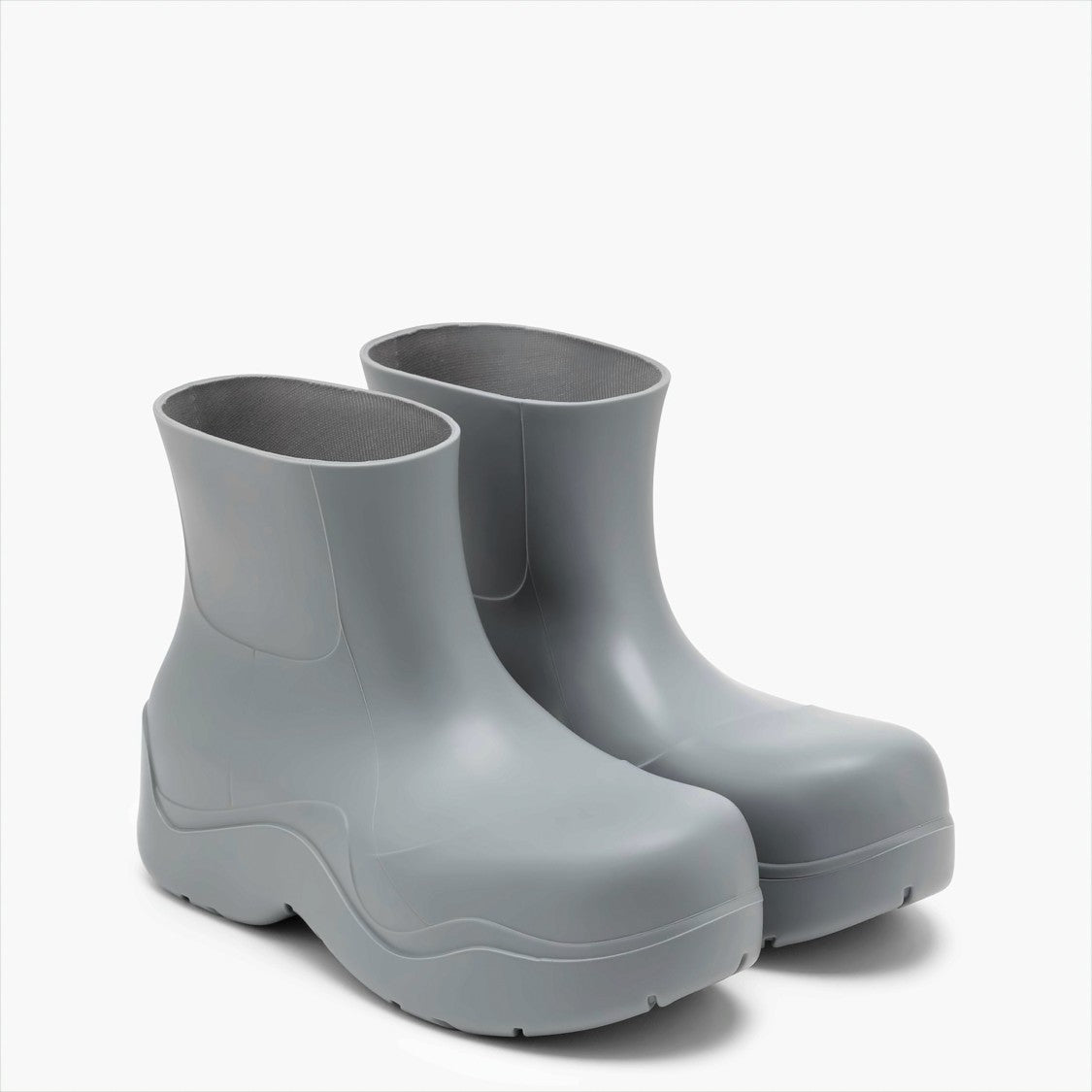 Bottega Veneta Ankle Boots With Rounded Toe And Chunky Sole