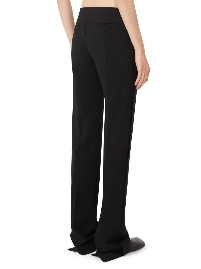Max Mara Tailored Black Trousers With Classic Straight-Leg Cut