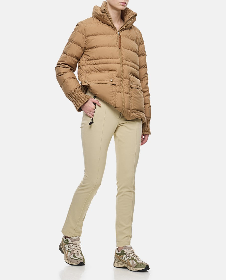 Moncler Grenoble Slim Fit Trousers With Frontal Pleats