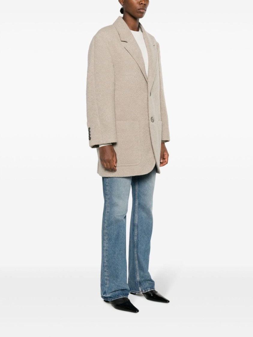 Ami Wool-Blend Bouclé Blazer