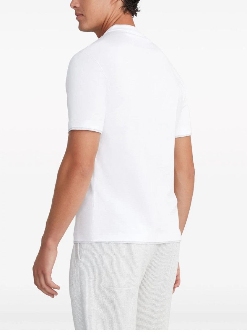 Brunello Cucinelli Crew Neck T-Shirt With Subtle Branding