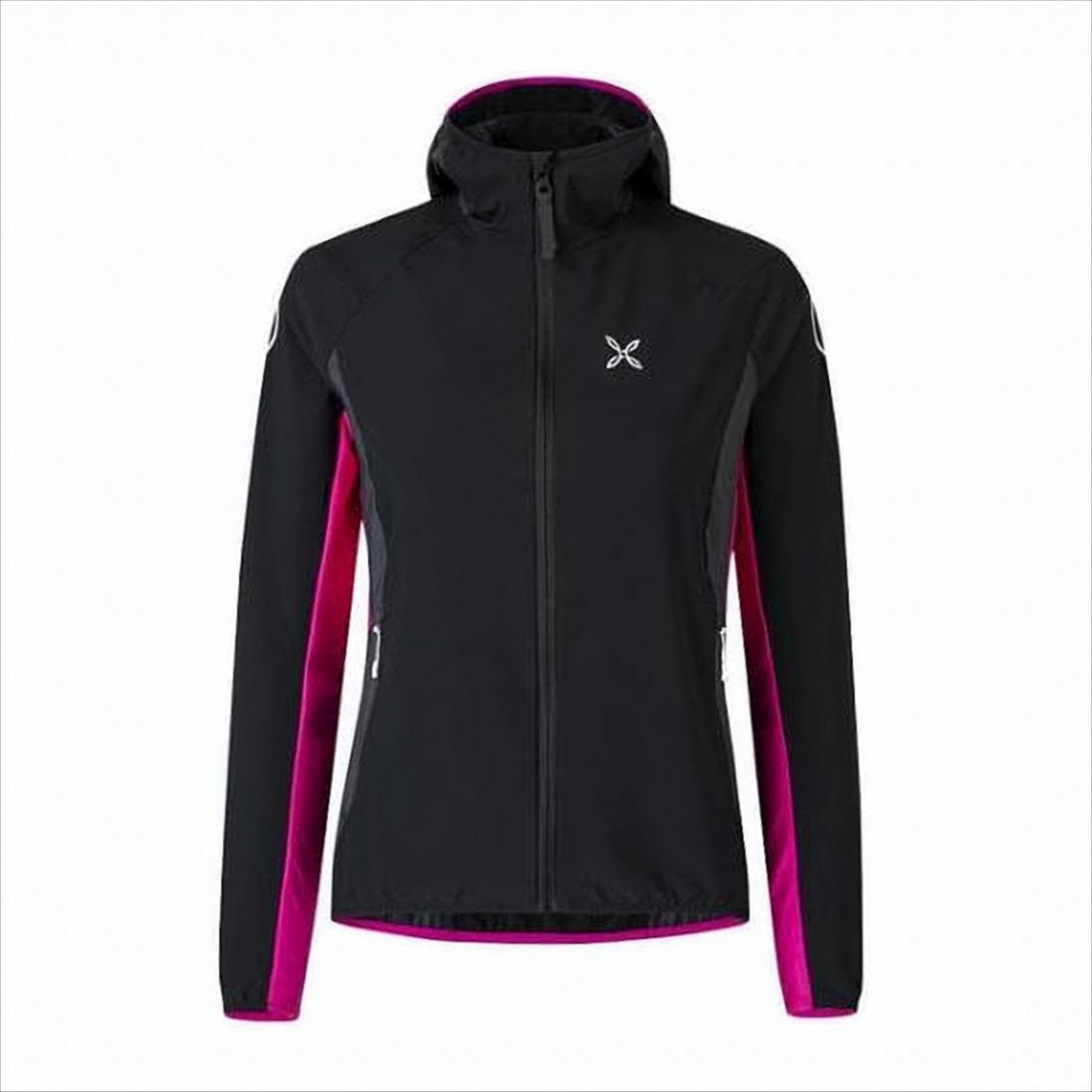 Montura Fitted Black Jacket With Magenta Panels
