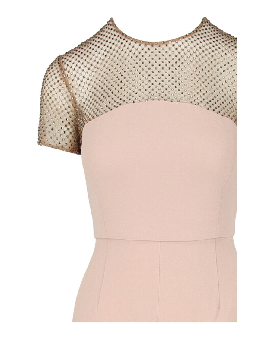 Stella Mccartney Crystal-Embellished Short Sleeve Jumpsuit