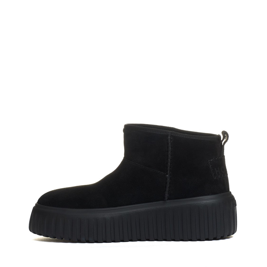 Hogan H Stripes Low Boot Black Suede