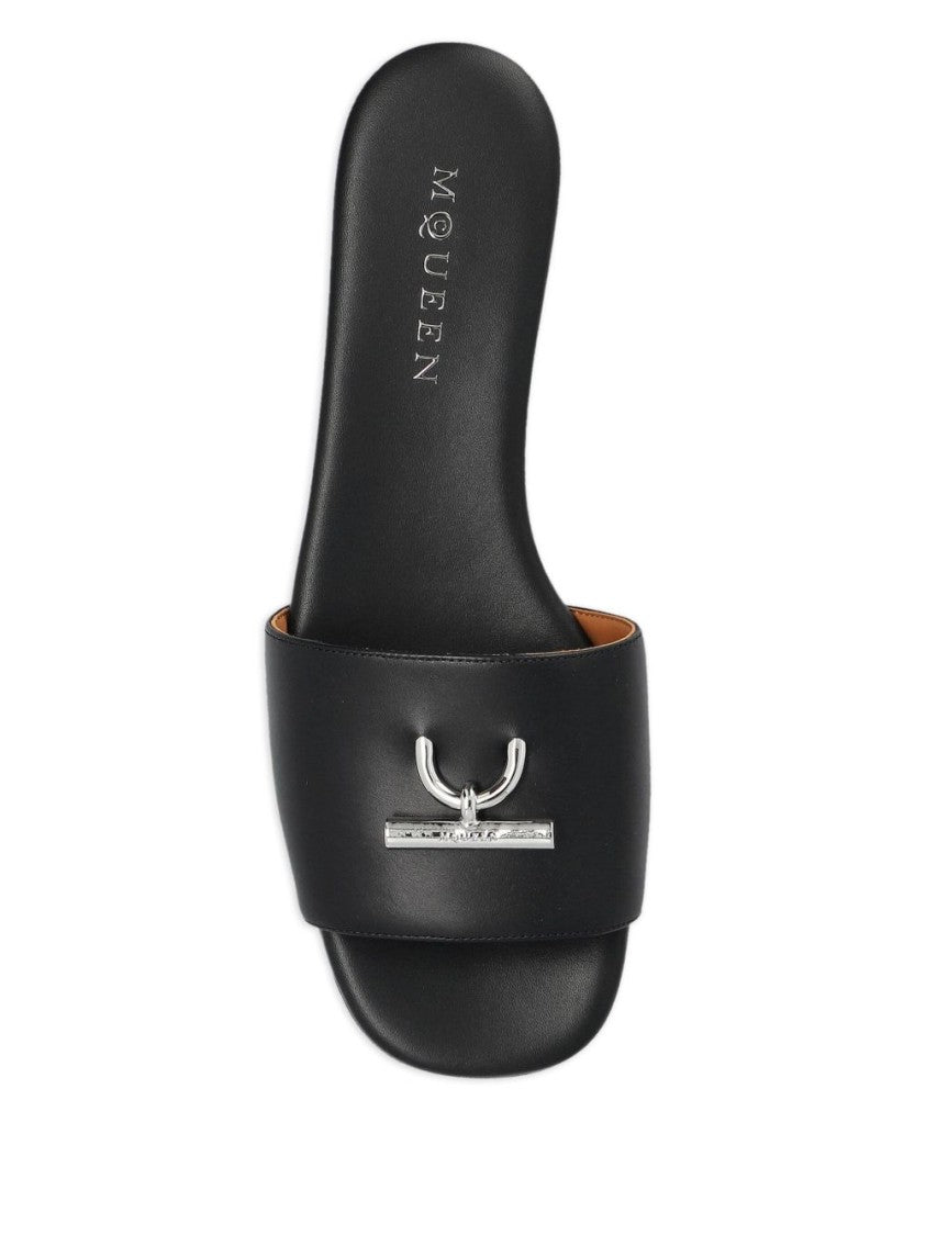Alexander Mcqueen Open Toe Slip-On Sandals