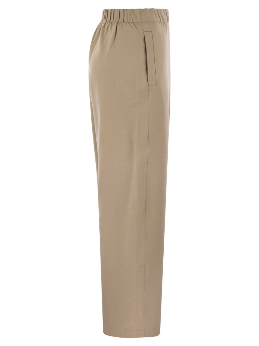 Max Mara Filovia - Silk And Cotton Fleece Trousers