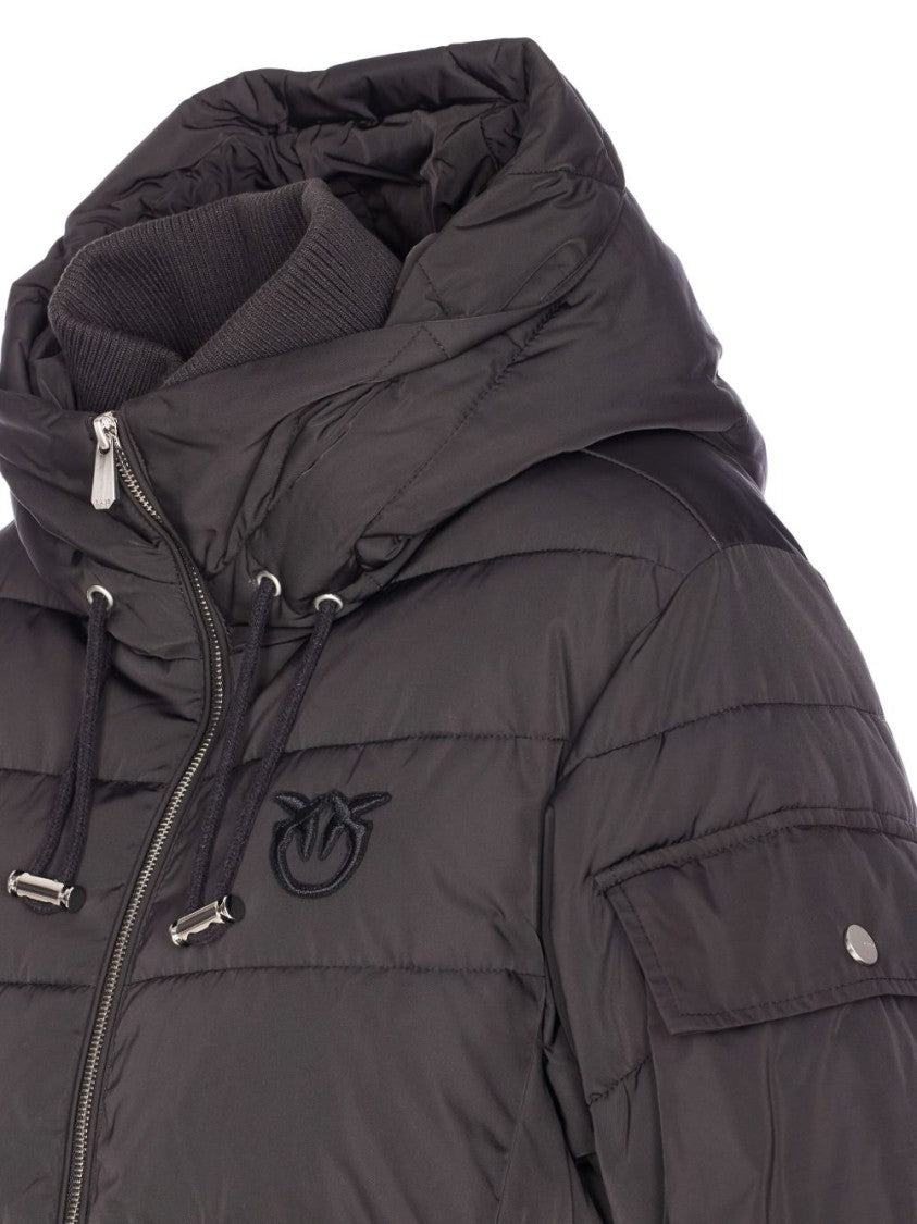 Pinko Contemporary Padded Coat With Horizontal Quilting