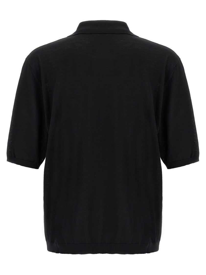 Saint Laurent Wool Polo Shirt
