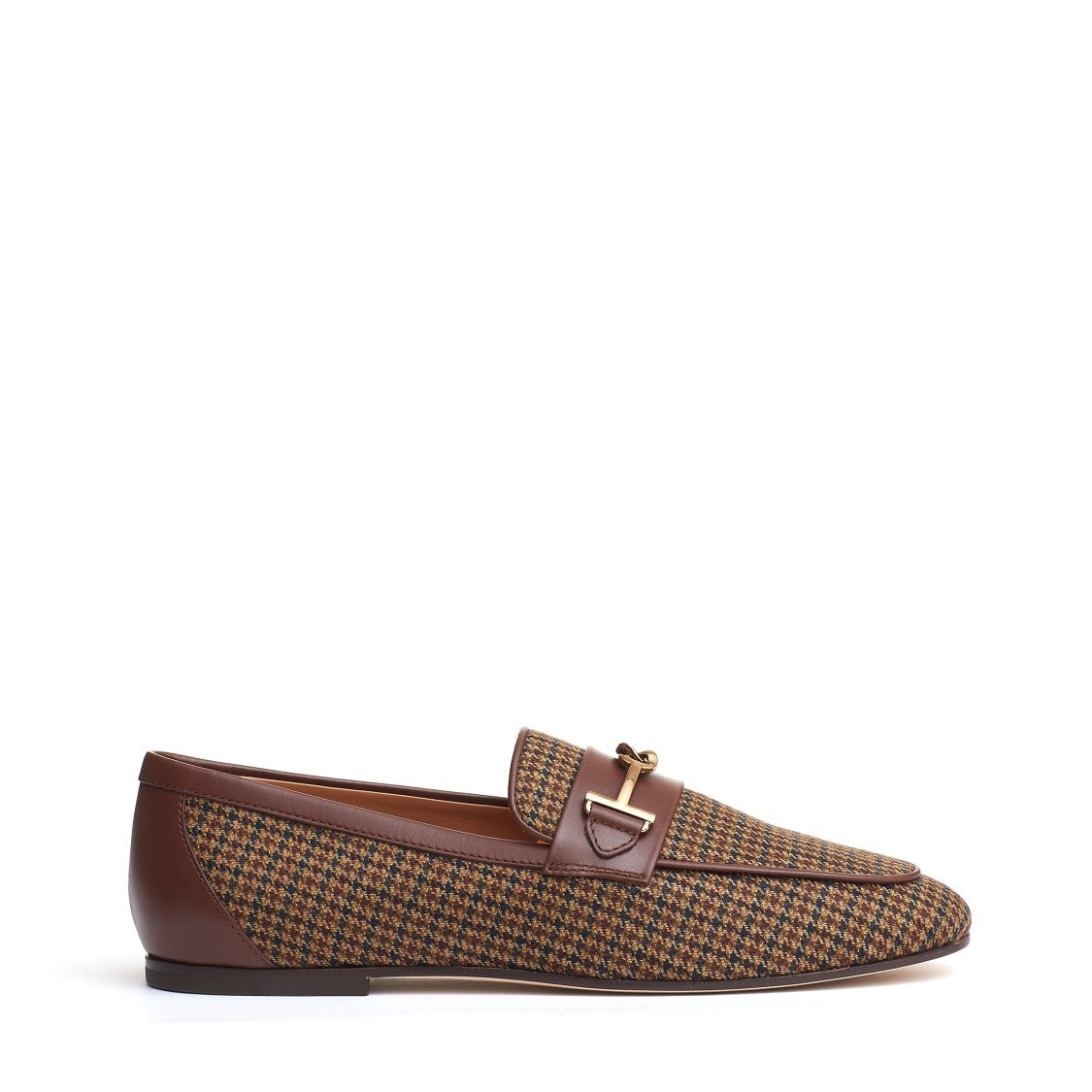 Tod's Beige Leather Piedepoule Moccasin