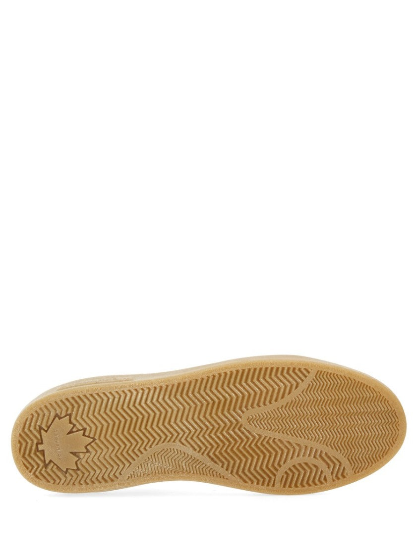 Dsquared2 Metallic Low-Profile Sneakers With Distinctive Accents