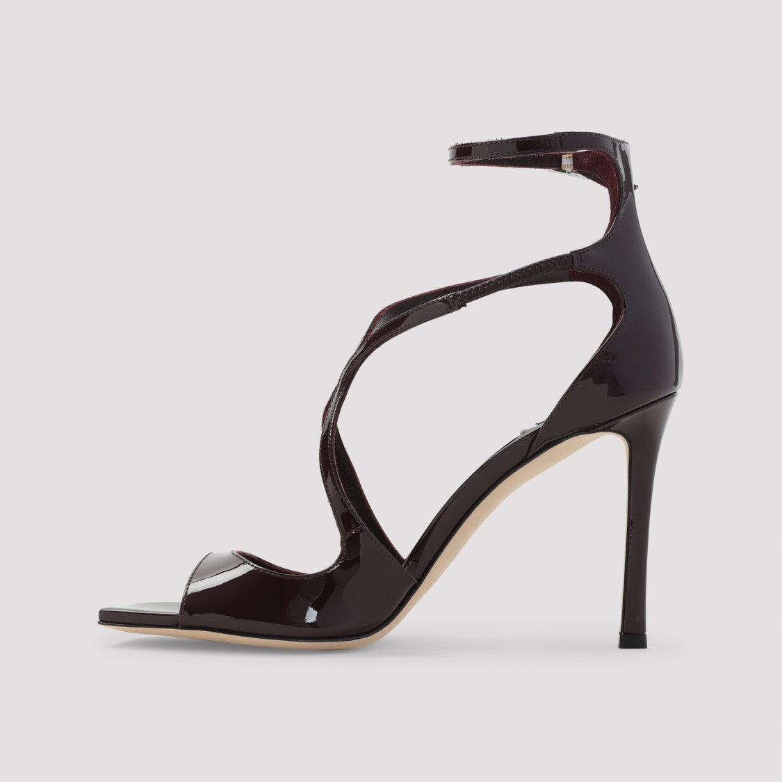 Jimmy Choo Azia95 Sandals With Squared Open Toe And Ankle Strap