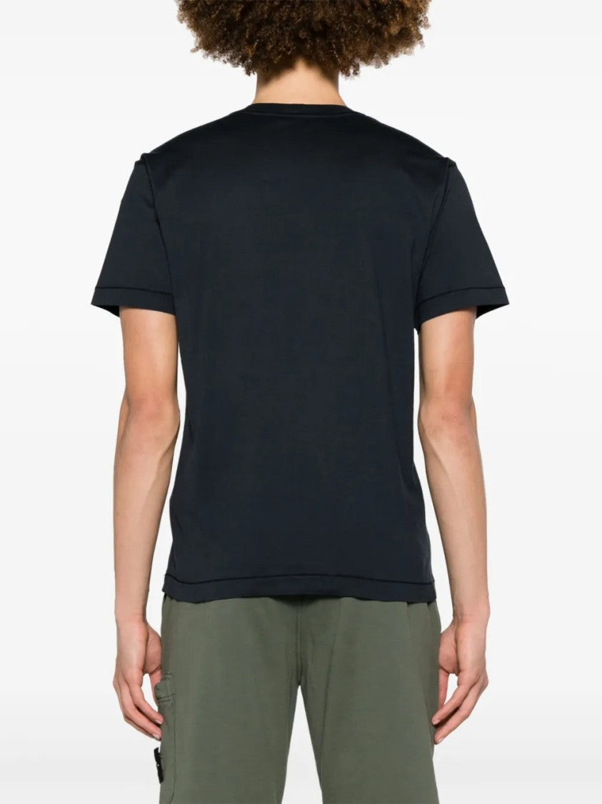 Stone Island Compass-Patch Cotton T-Shirt