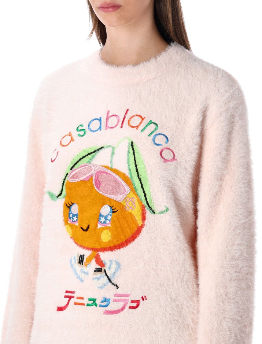 Casablanca Character Intarsia Knit