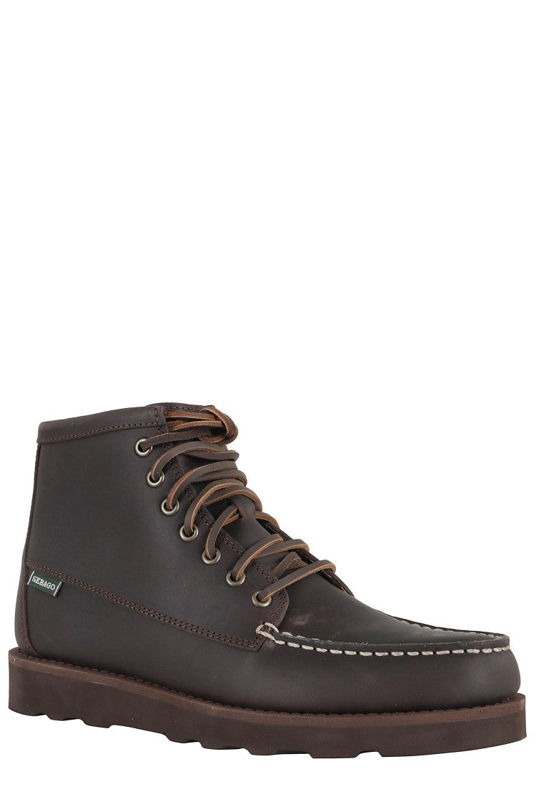 Sebago Mid-Height Crazy Horse Leather Shoes