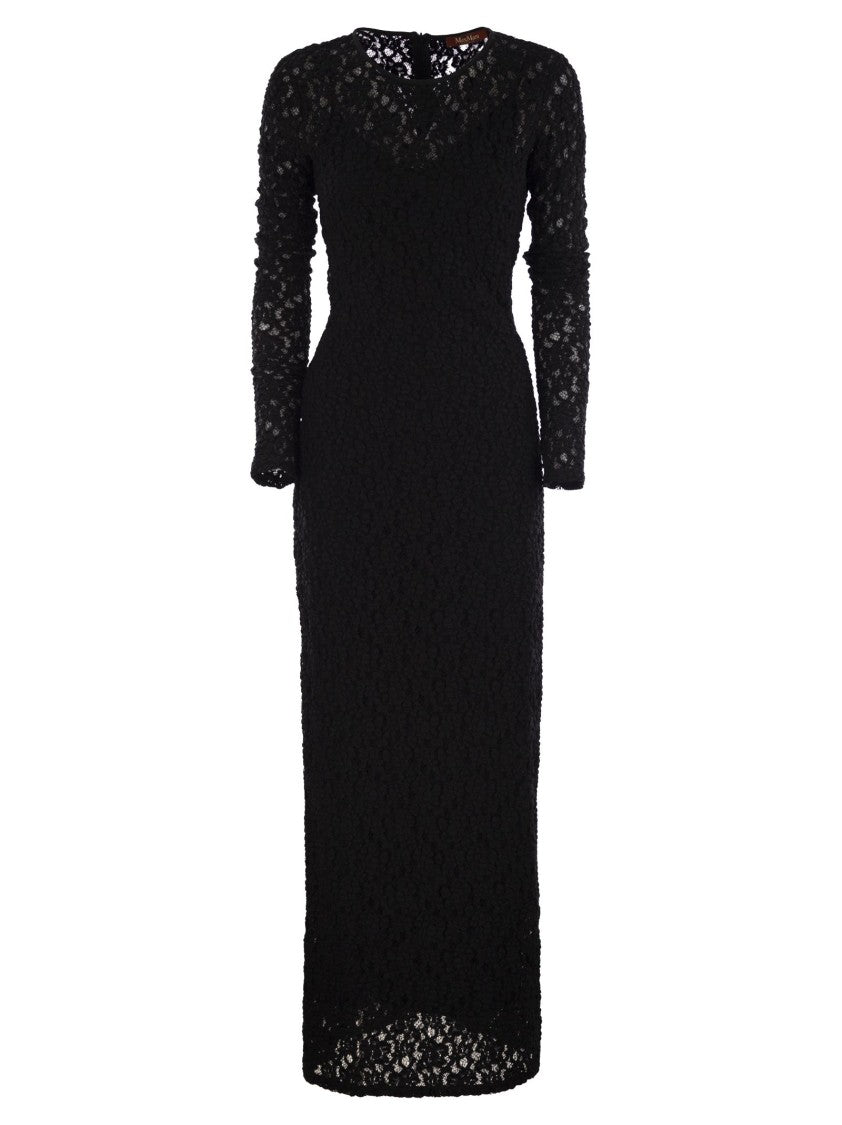 Max Mara Sarta - Tight-Fitting Cloqué Lace Dress