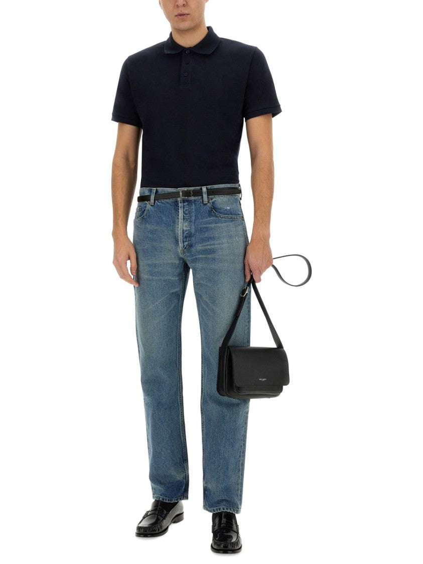 Saint Laurent Cassandre Polo Shirt