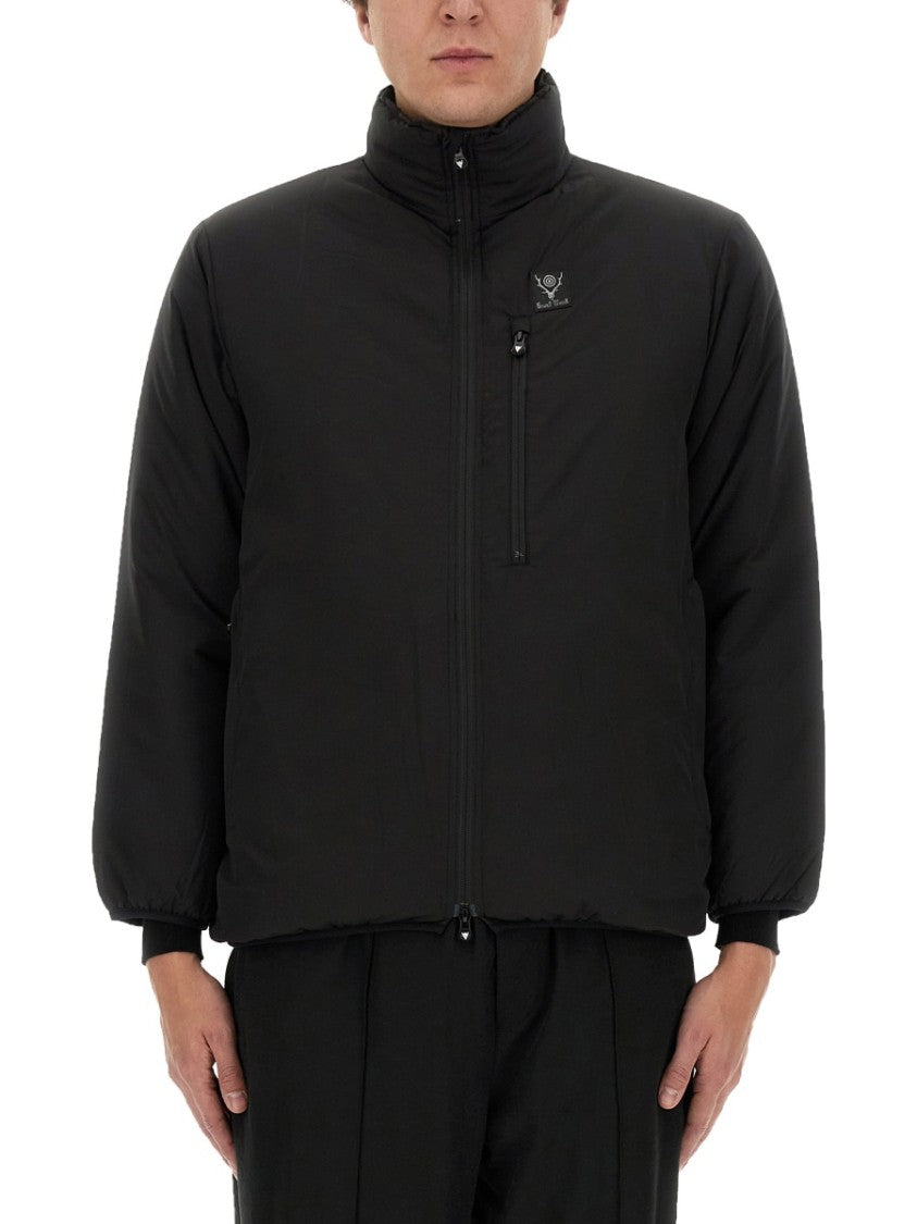 South2 West8 Padded Jacket With High Collar