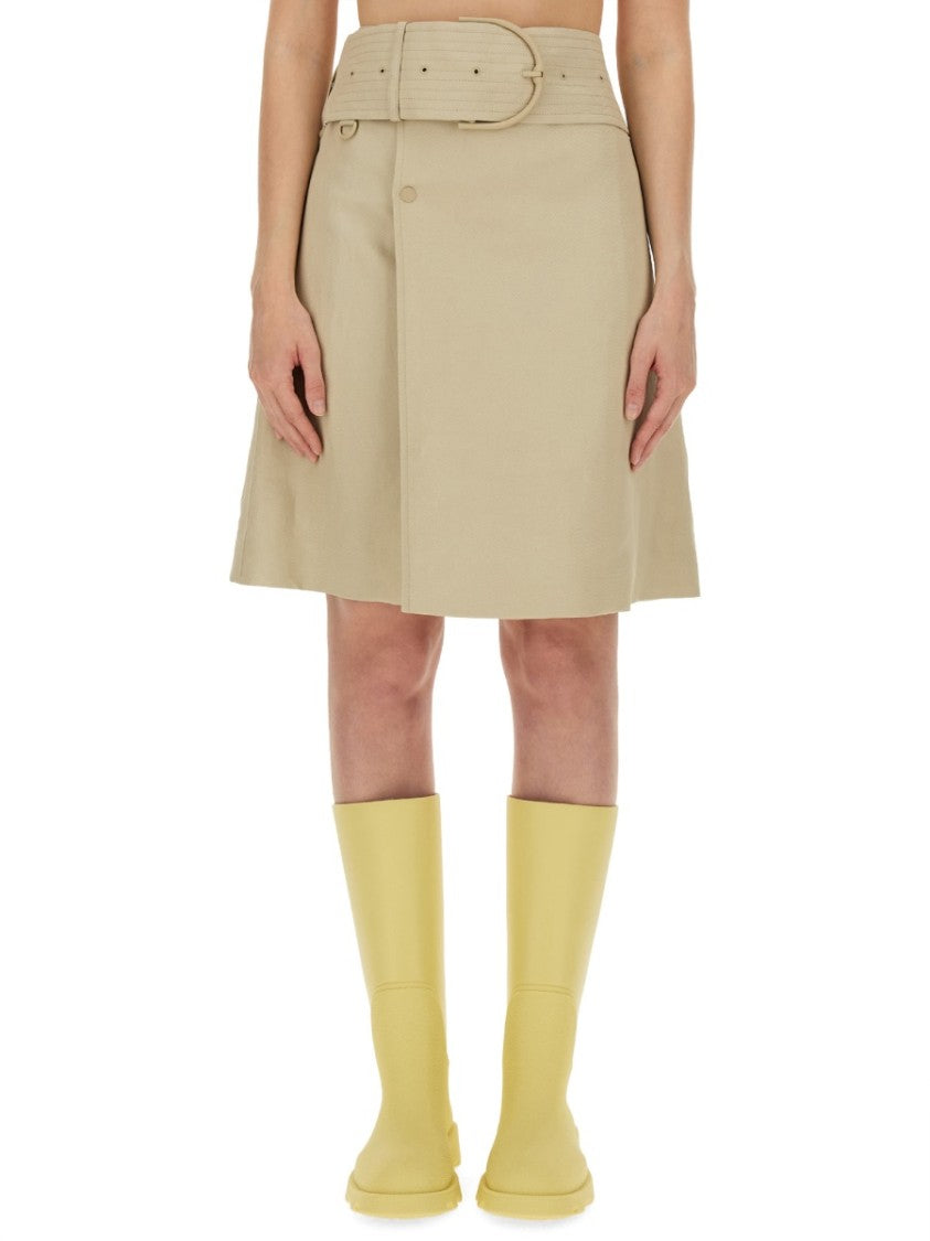 Burberry Structured Trench Skirt
