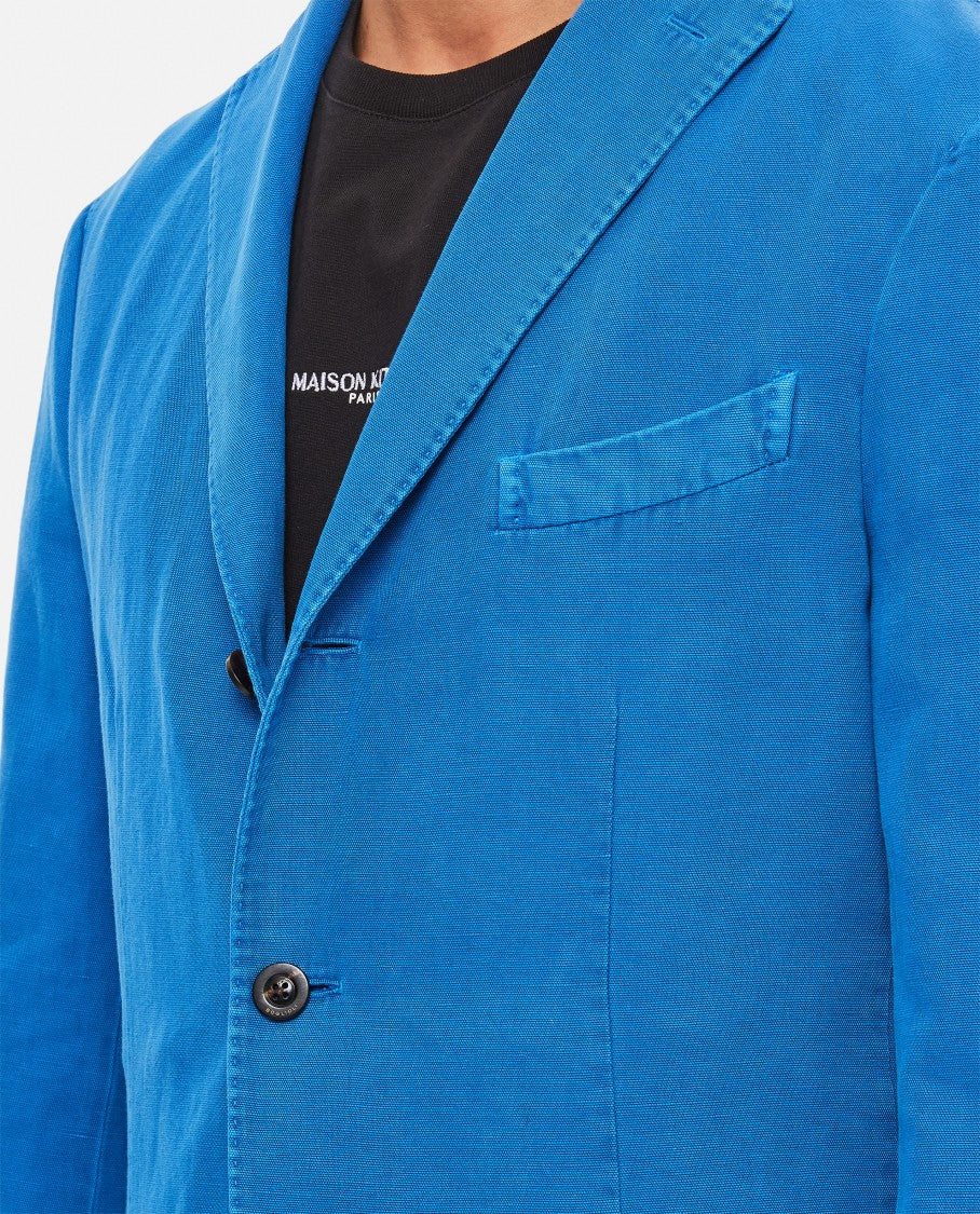Boglioli Single-Breasted Jacket 2 Buttons In Cotton Canvas
