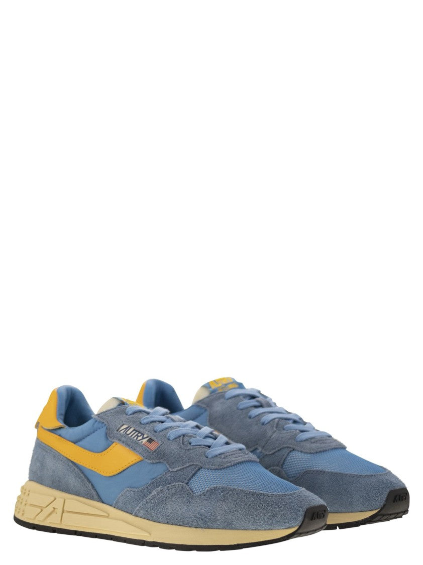 Autry Reelwind - Suede And Technical Textile Trainer