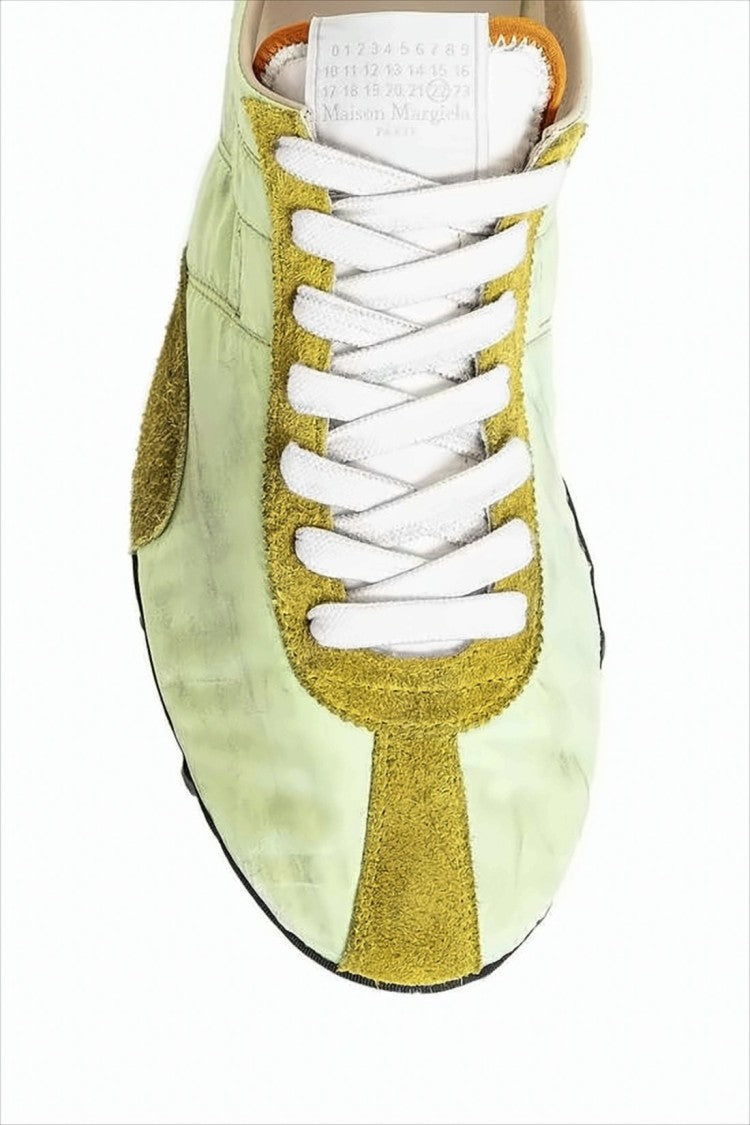 Maison Margiela Low-Profile Sneakers With Calf Leather Accents