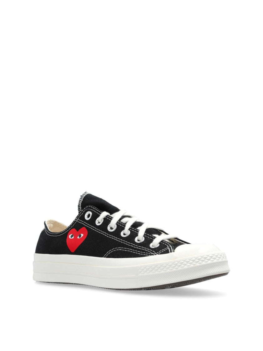 Comme Des Garçons Low-Top Sneakers With Iconic Heart Logo