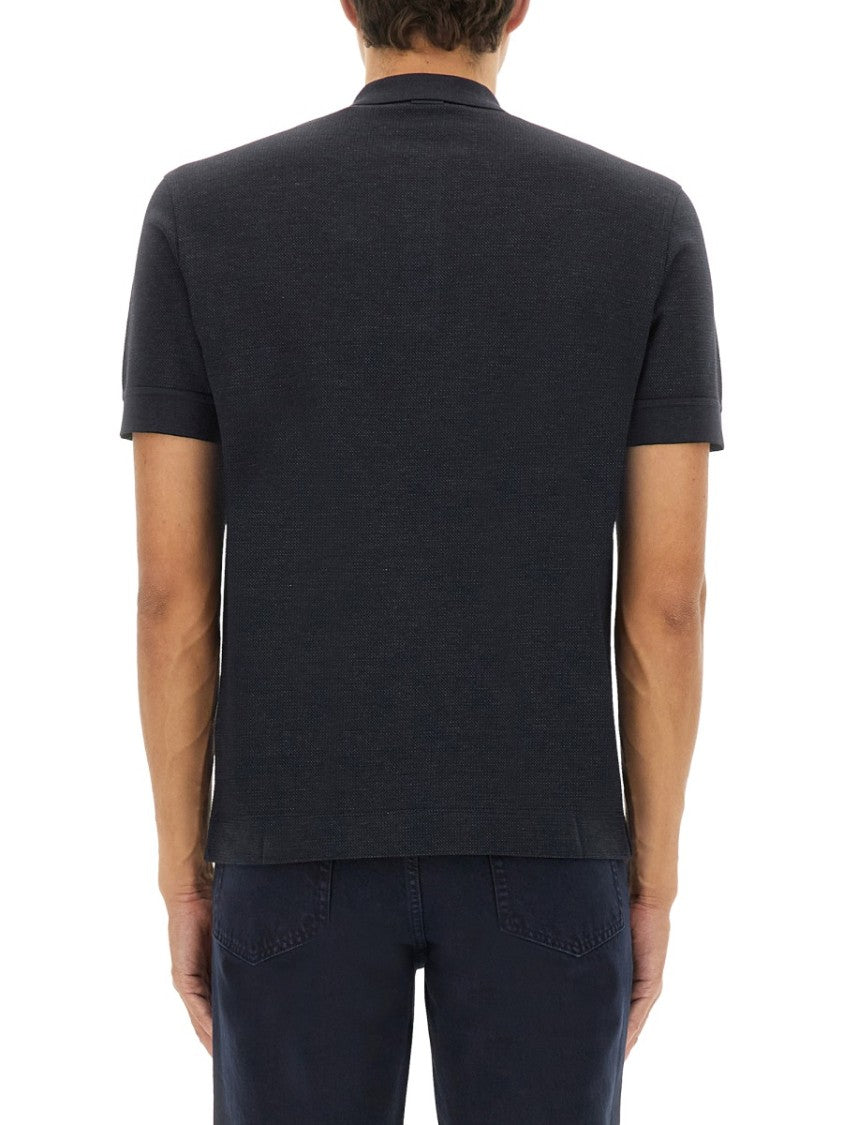 Zegna Cotton Blend Polo Shirt
